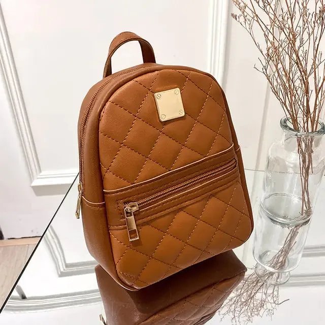 Mini Leather Backpack