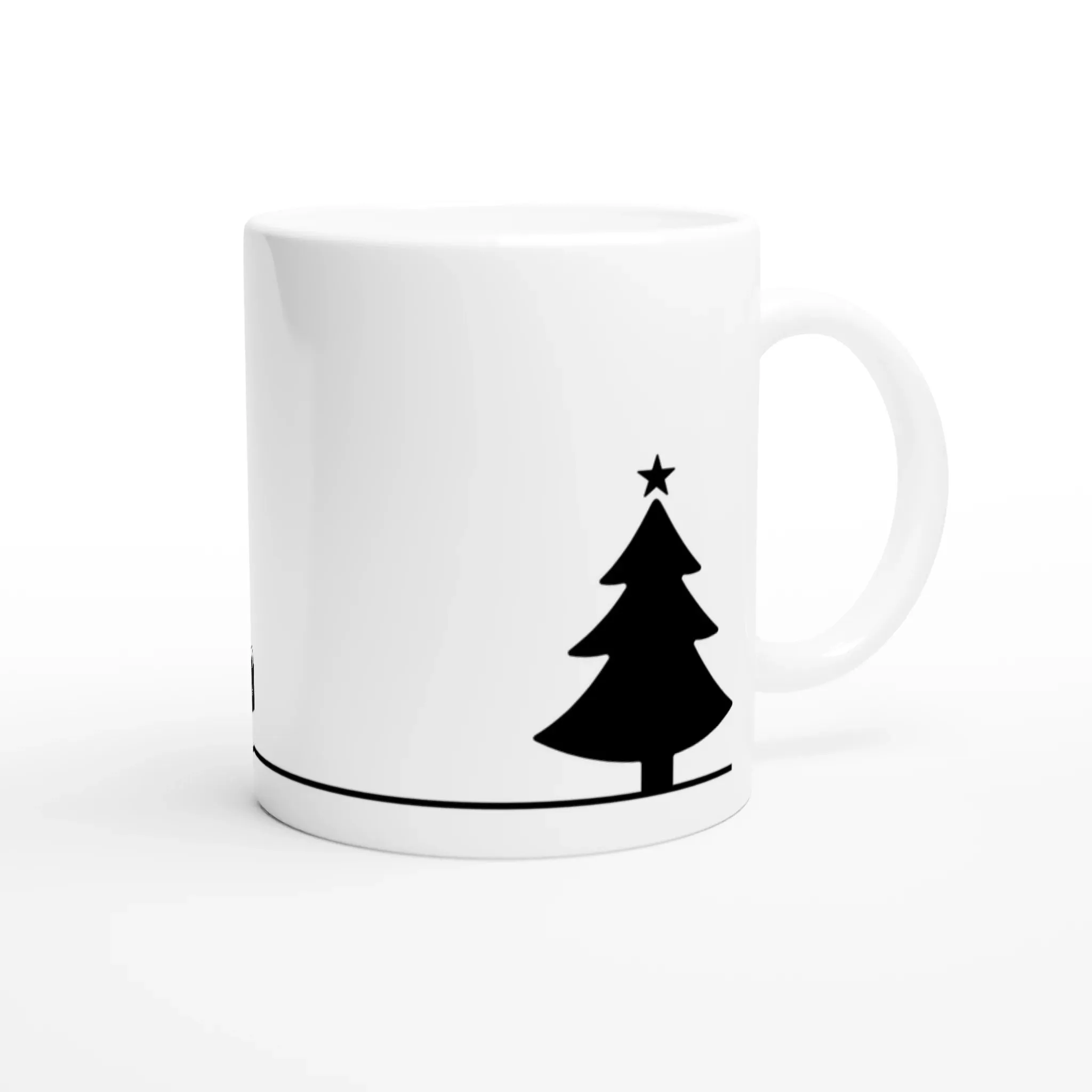 Minimalist Merry Christmas Ceramic Mug