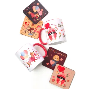 Mug And Coaster Set (Bundle of 6 products)