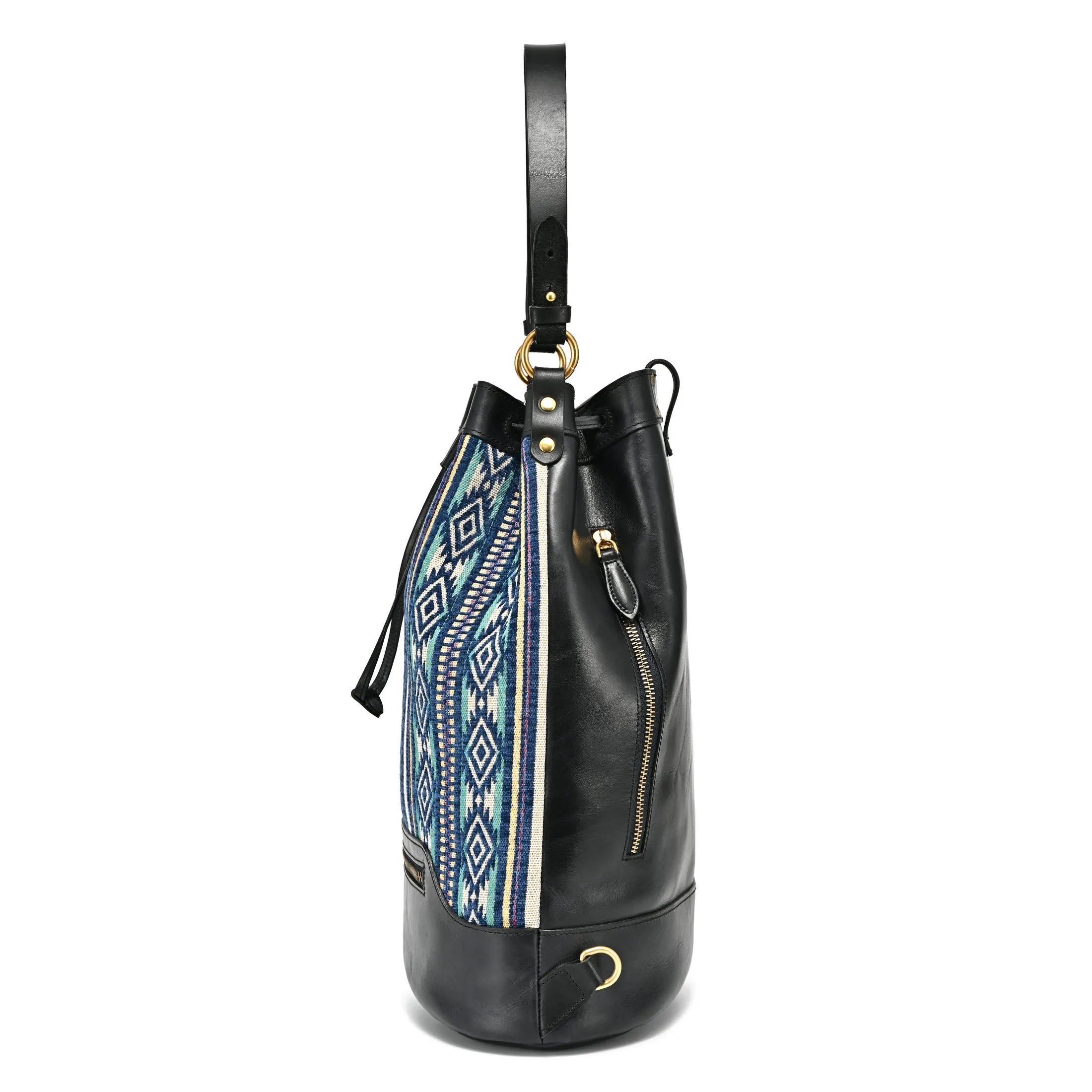 Myrtle Geometric Convertible Bucket Backpack