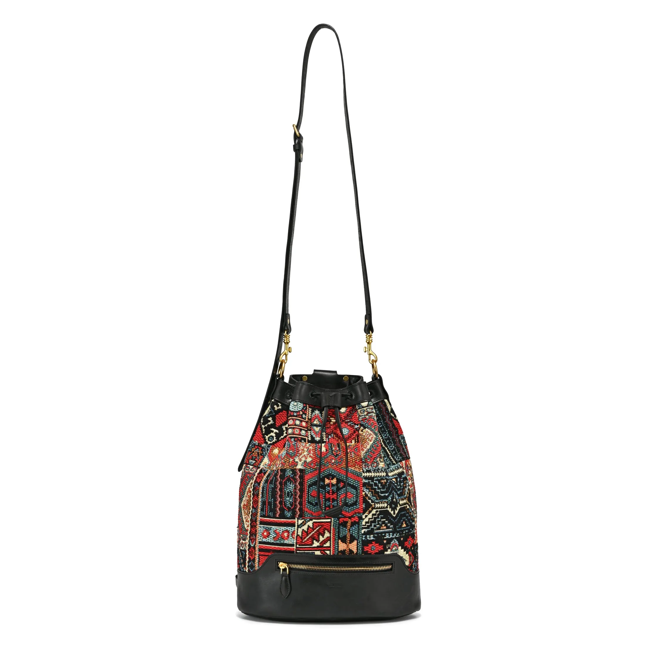 Myrtle Geometric Convertible Bucket Backpack