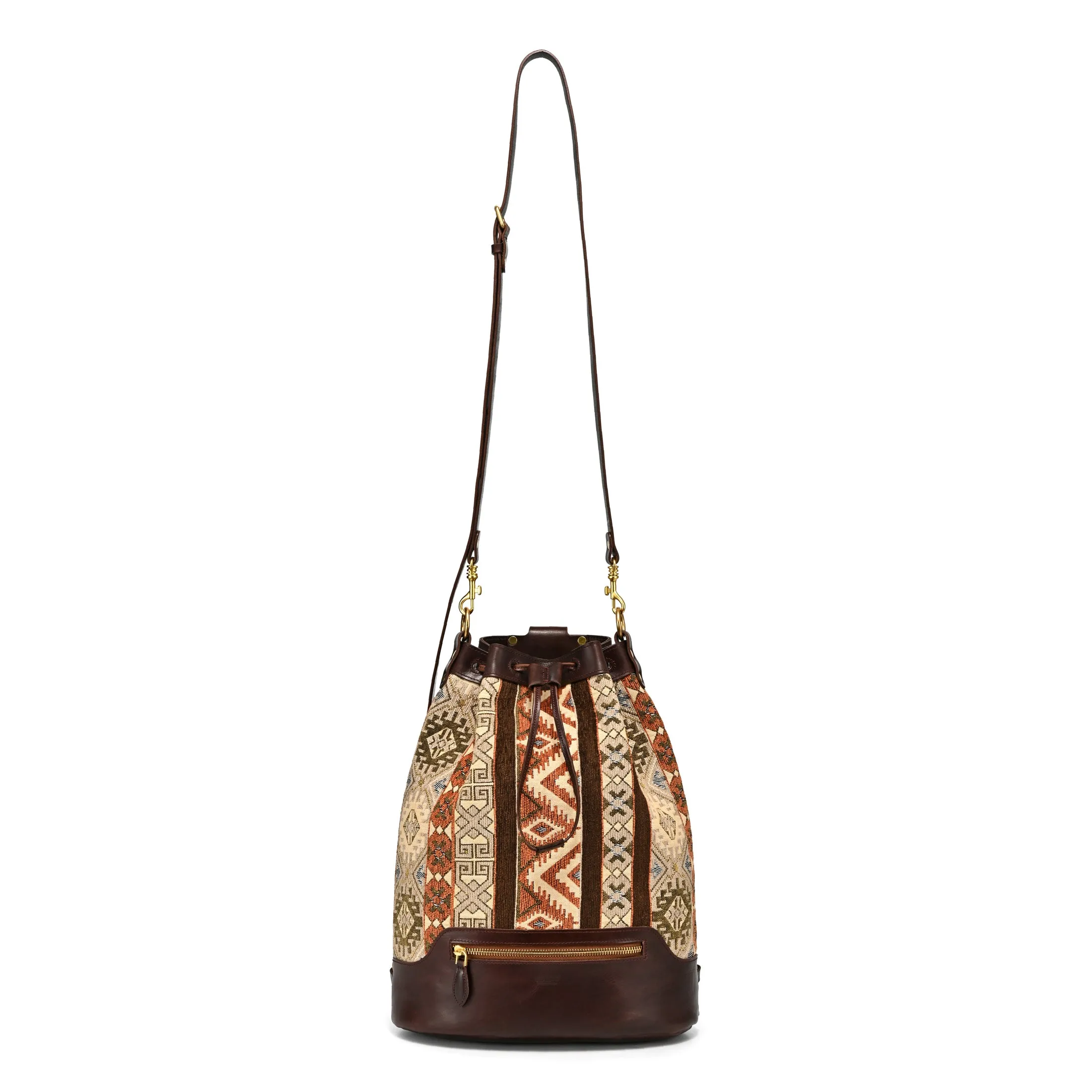 Myrtle Geometric Convertible Bucket Backpack