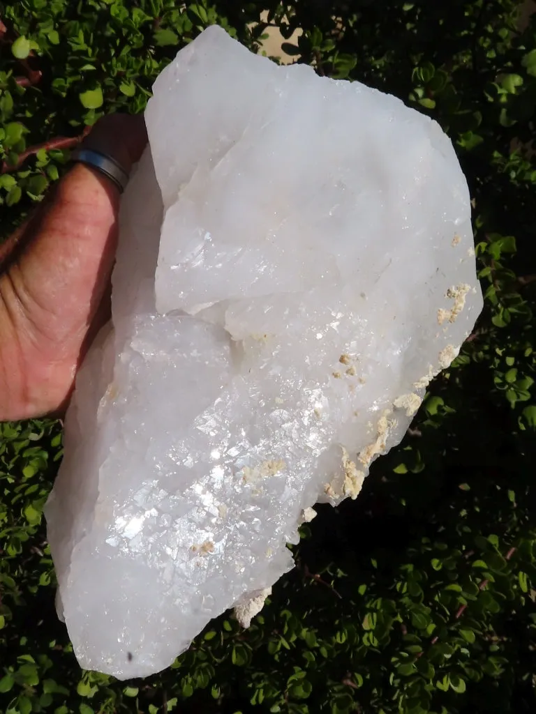 Natural Extra Large Icey Etched Floater Quartz Cluster x 1 from Madagascar