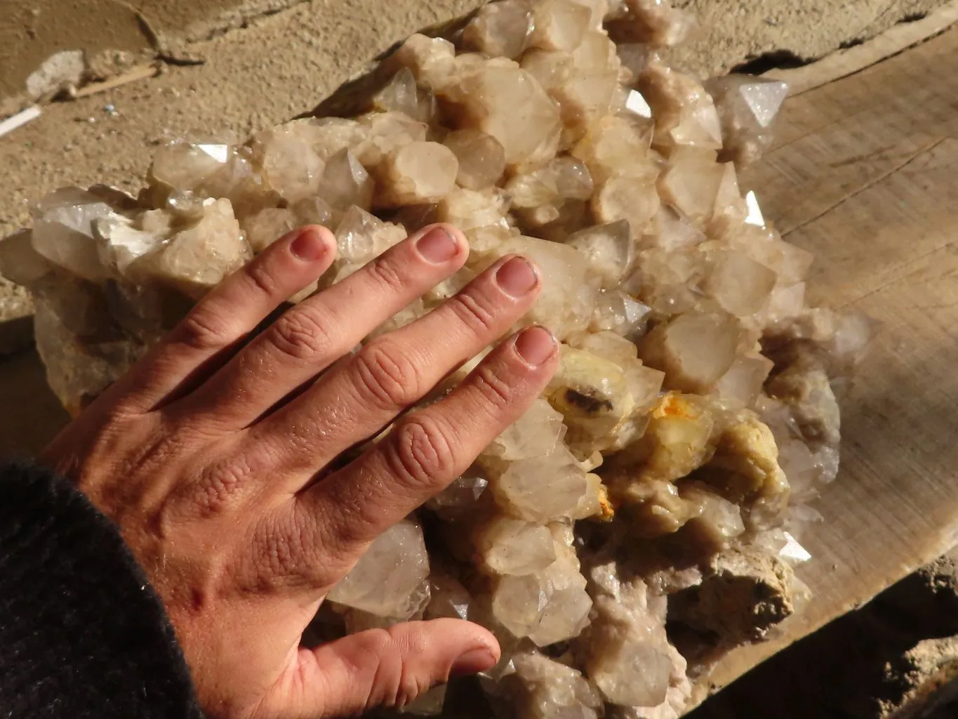 Natural Huge Cascading White Phantom Smokey Quartz Cluster x 1 From Luena, Congo