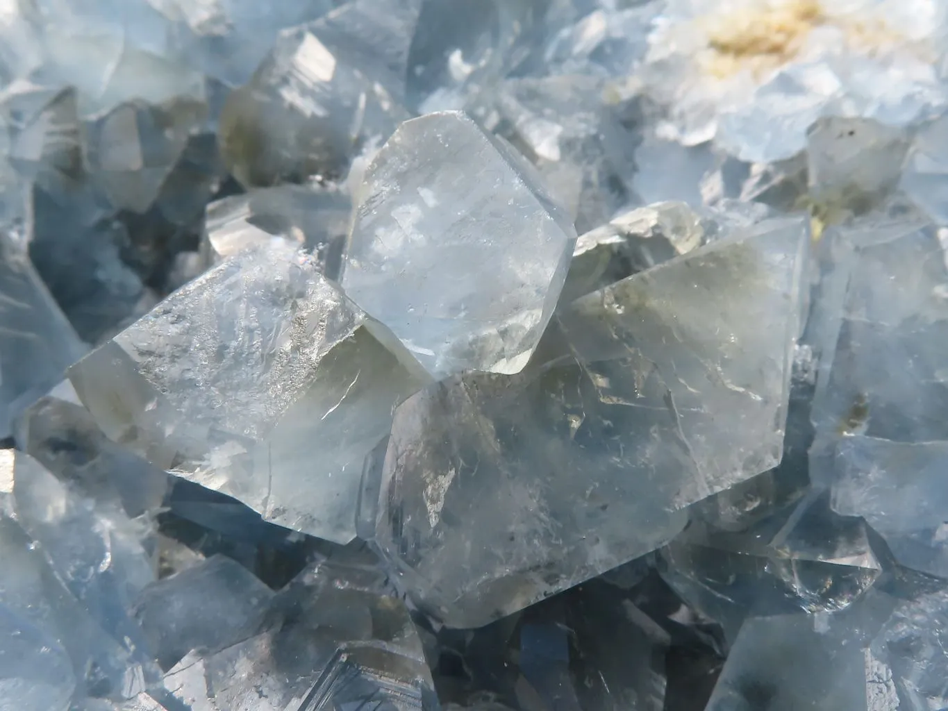 Natural Large Blue Celestite Crystal Specimen  x 1 From Sakoany, Madagascar