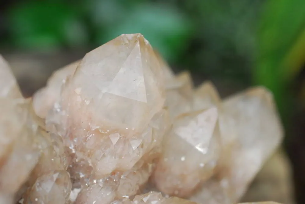 Natural Large Cascading White Phantom Luena Quartz Cluster x 1 From Luena, Congo