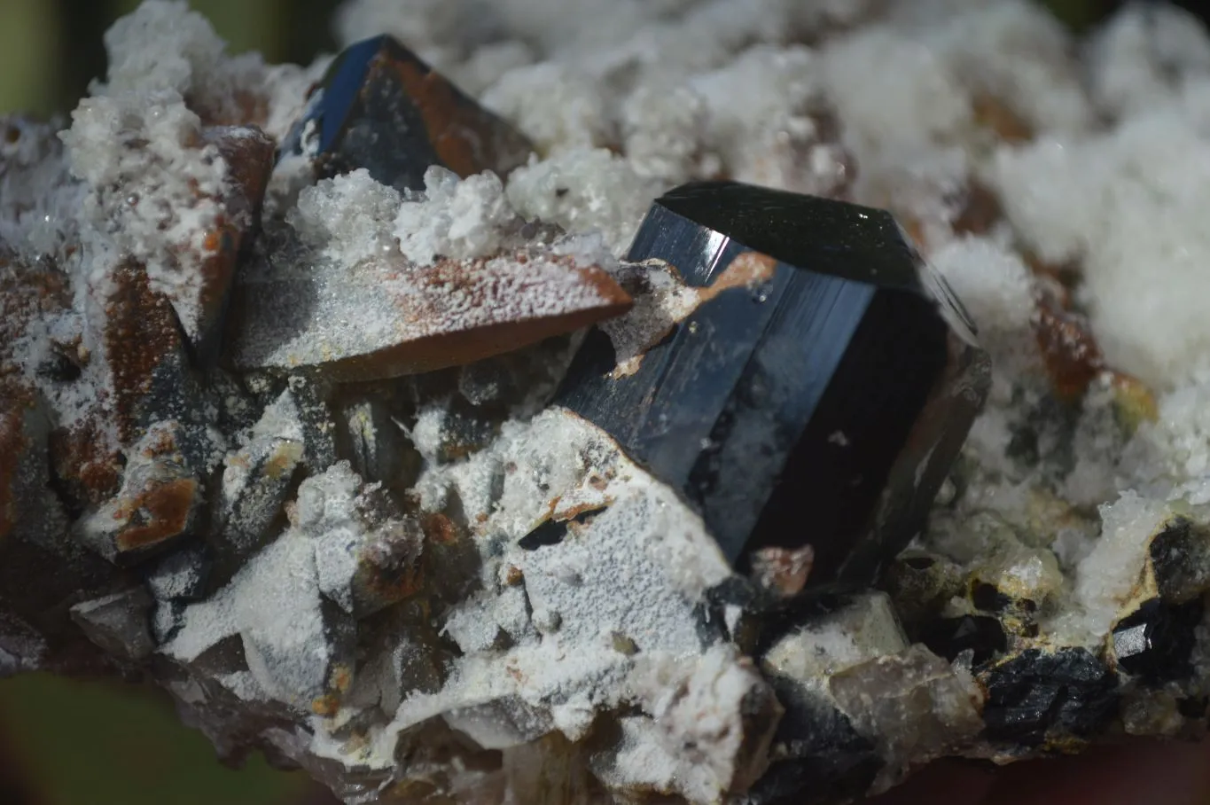 Natural Large Fluorescent Hyalite Opal Specimen With Schorl & Smokey Quartz  x 1 From Erongo, Namibia