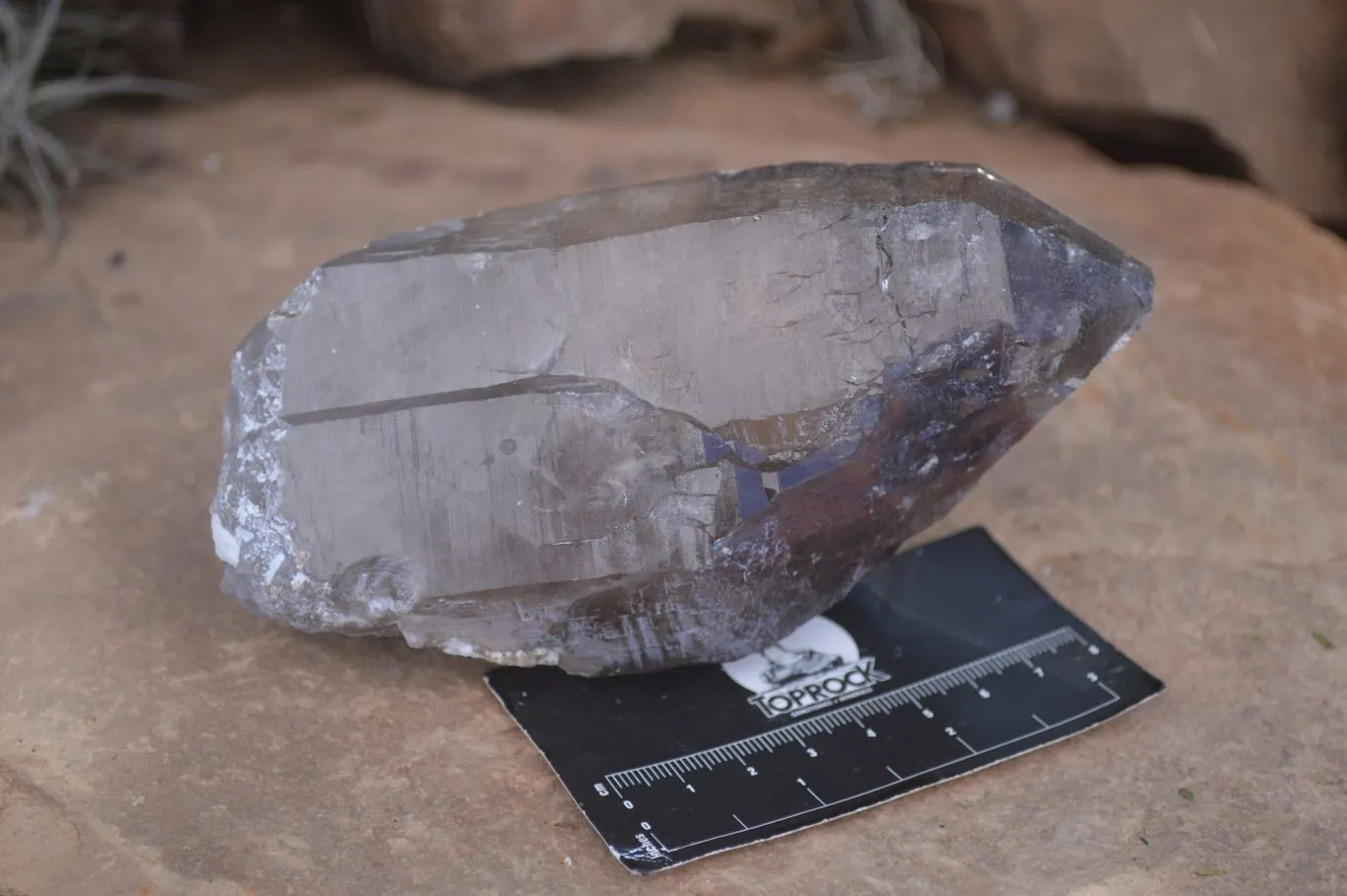 Natural Large Smokey Quartz Crystals x 4 From Mulanje, Malawi