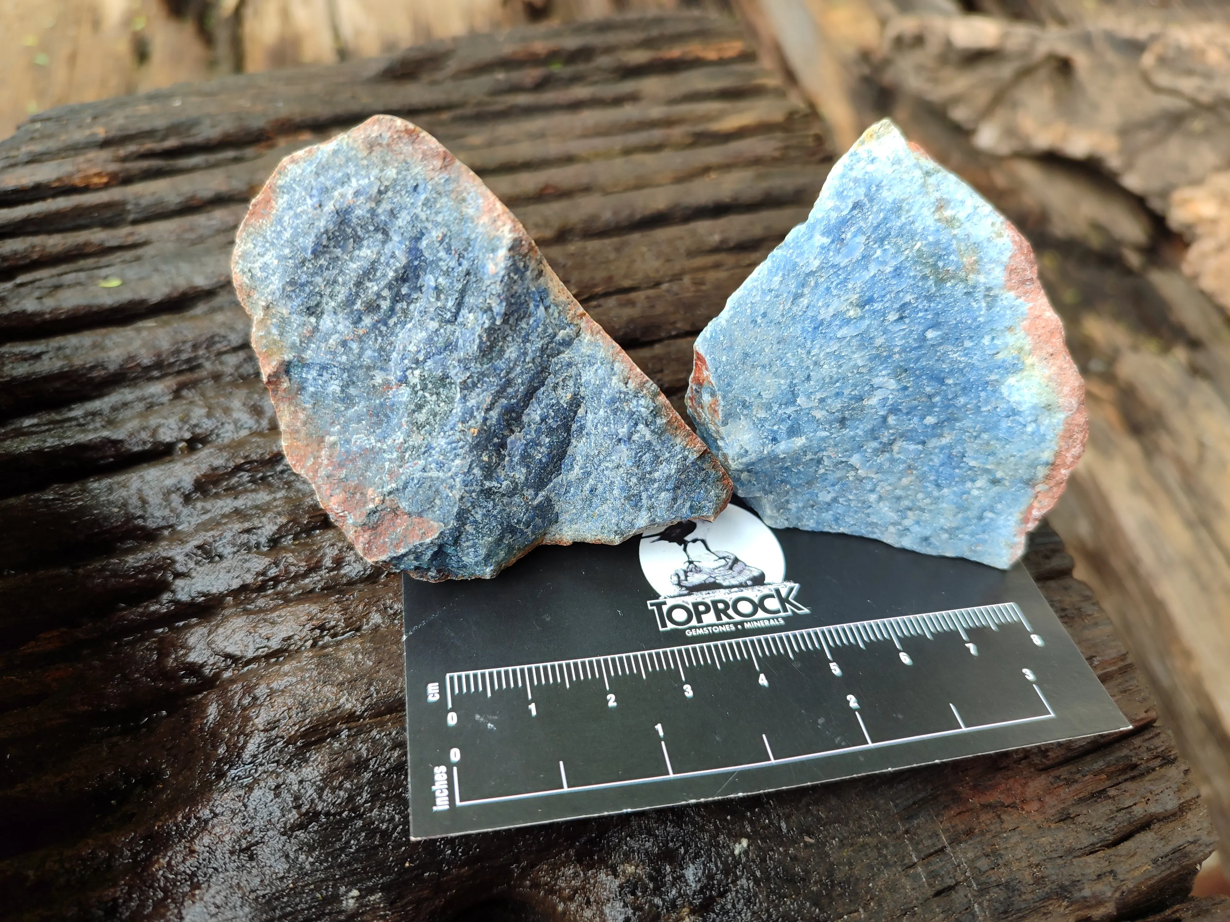 Natural Rare Cobbed Dumortierite Specimens x 2.3kg Lot From Mozambique