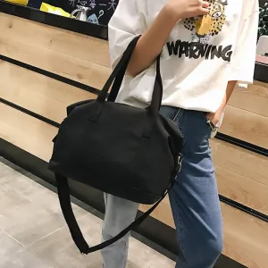 New Fashion Travel Bags Women Large Capacity Shoulder Bag High Quality Canvas Storage Bag Mujer Bag