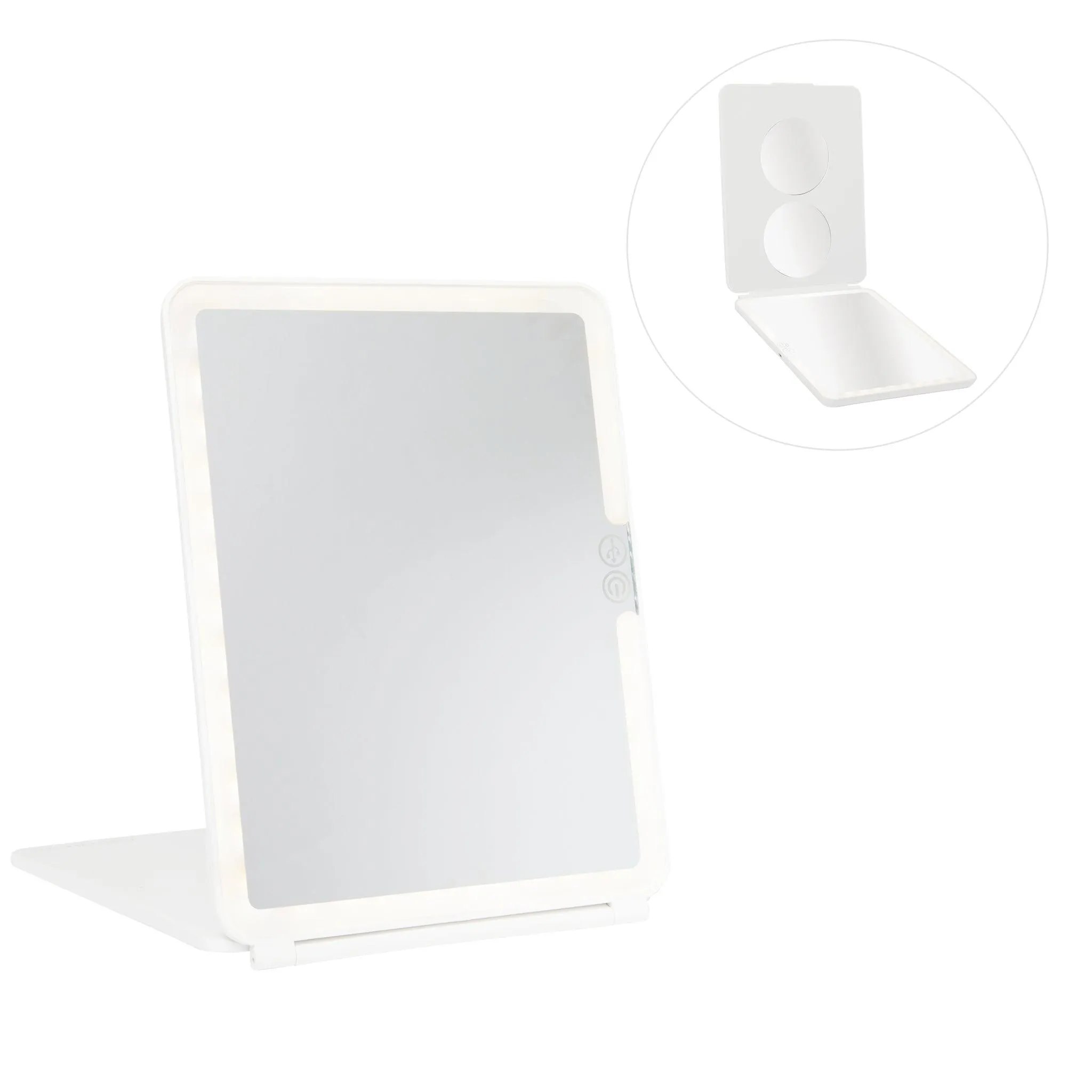 On the go LED Mirror (White)