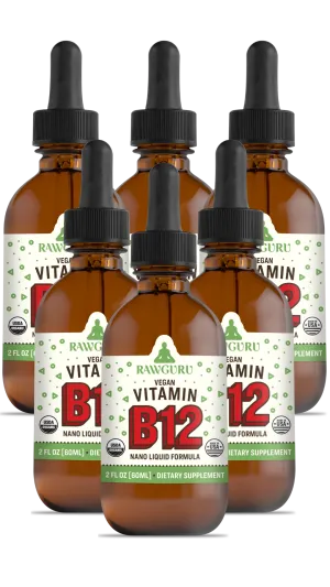 Organic Vegan Vitamin B12 Tincture (6 month supply)