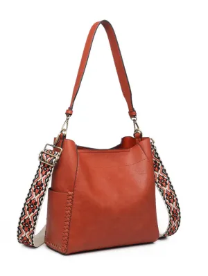 Penny Bucket Bag, Rust