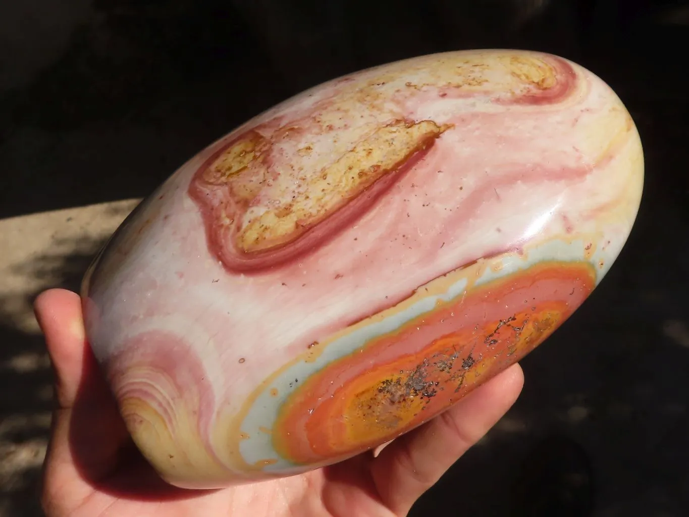 Polished Extra Large Polychrome Jasper Standing Free Form x 1 From Madagascar