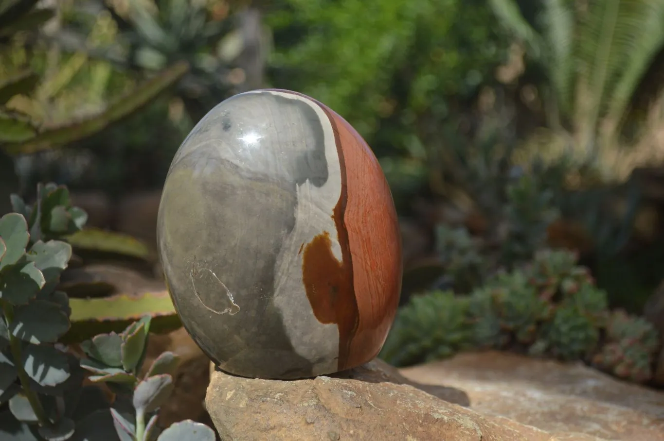 Polished Polychrome Jasper Standing Free Form  x 1 From Mahajanga, Madagascar