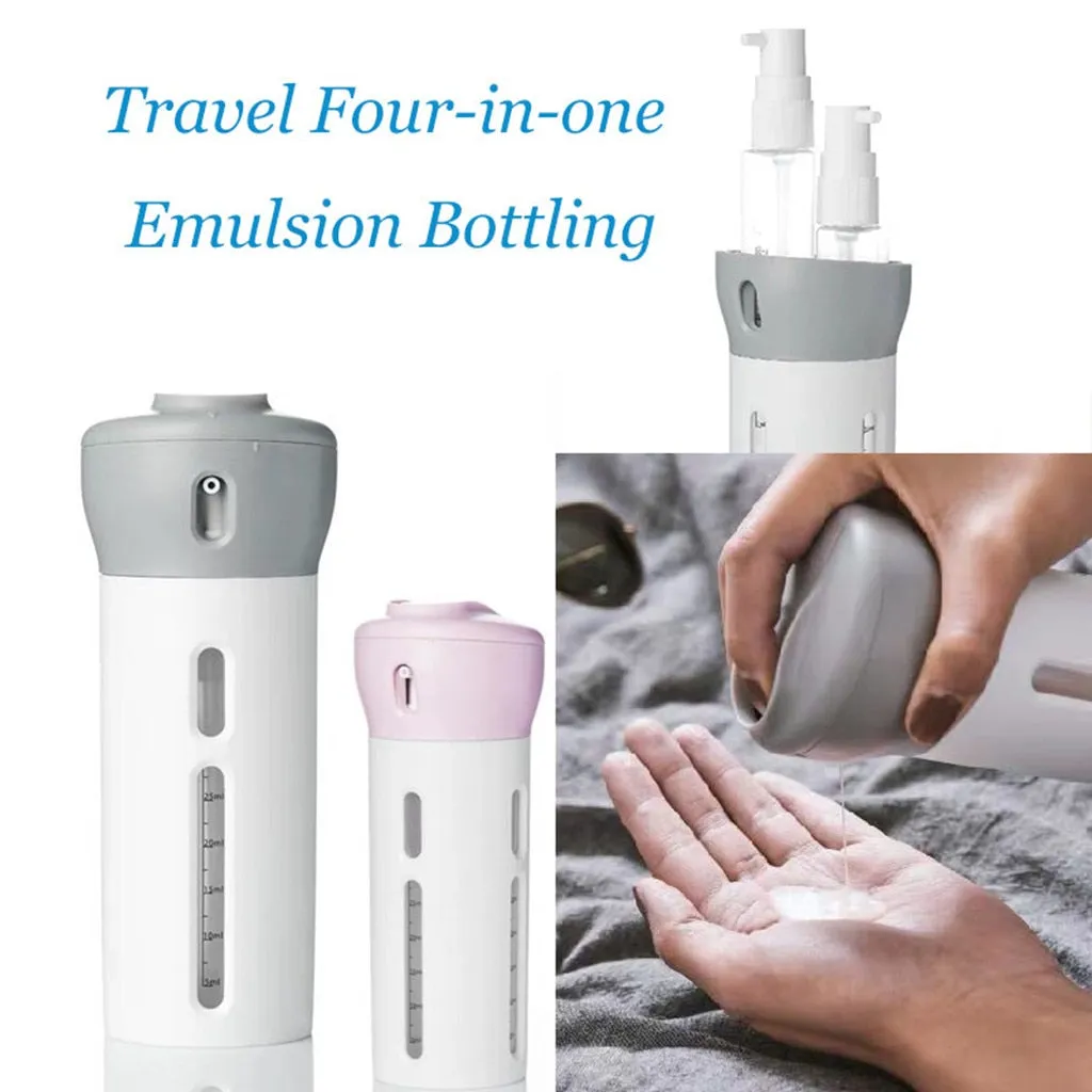 Portable 4 in 1  Lotion Shampoo Shower Gel Dispenser