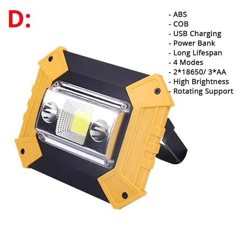 Portable LED Rechargeable Work Light