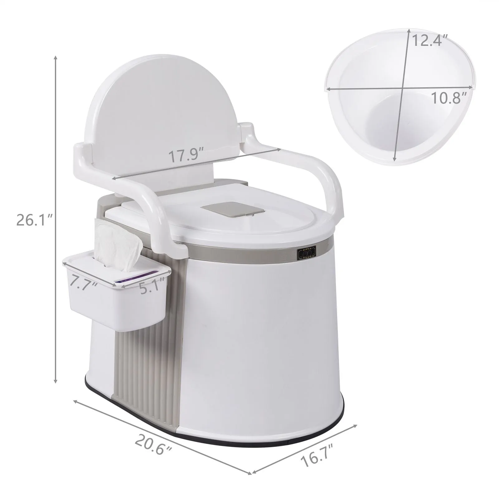 Portable Outdoor Toilet for Camping /Hiking/Fishing