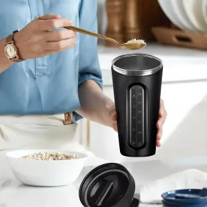 Portable Protein Shaker Bottle