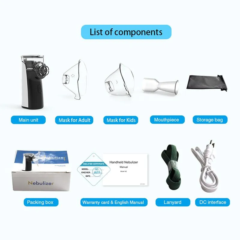 Portable Ultrasonic Nebulizer Handheld Machine