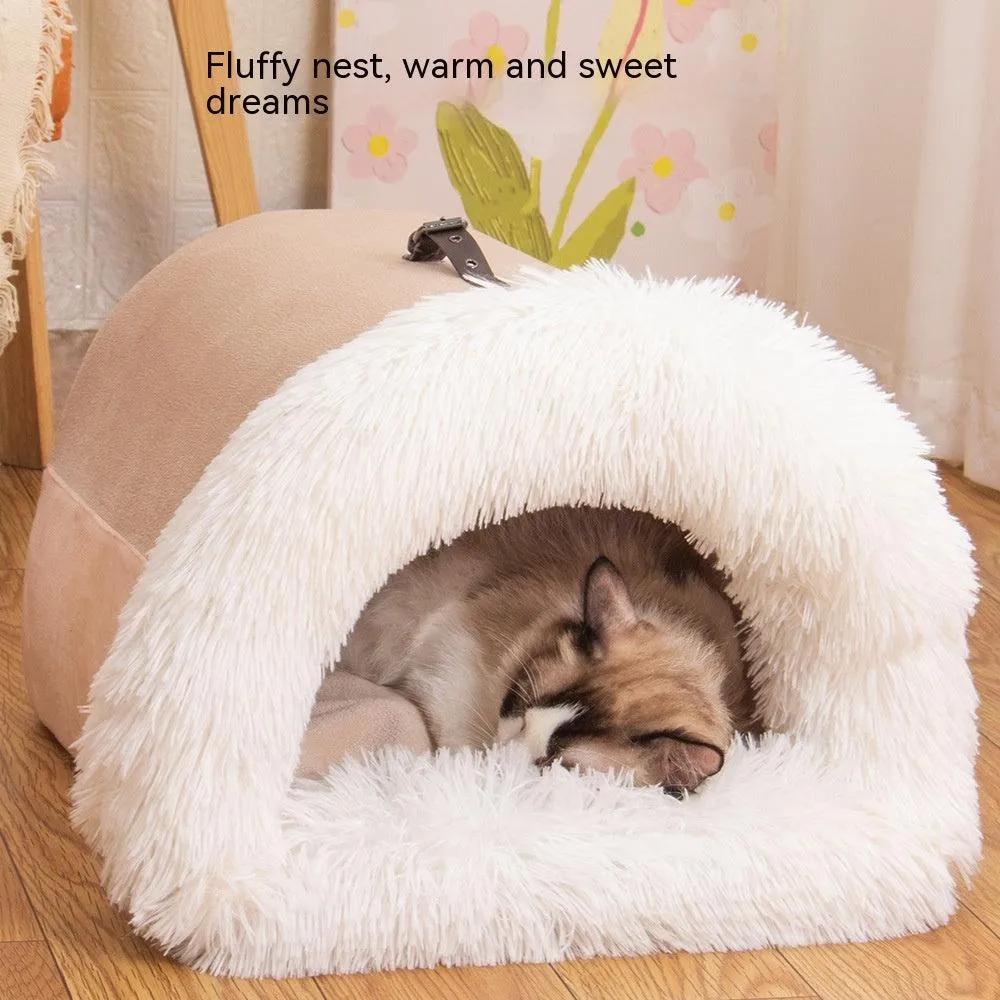 Portable Warm Pet Bed Nest