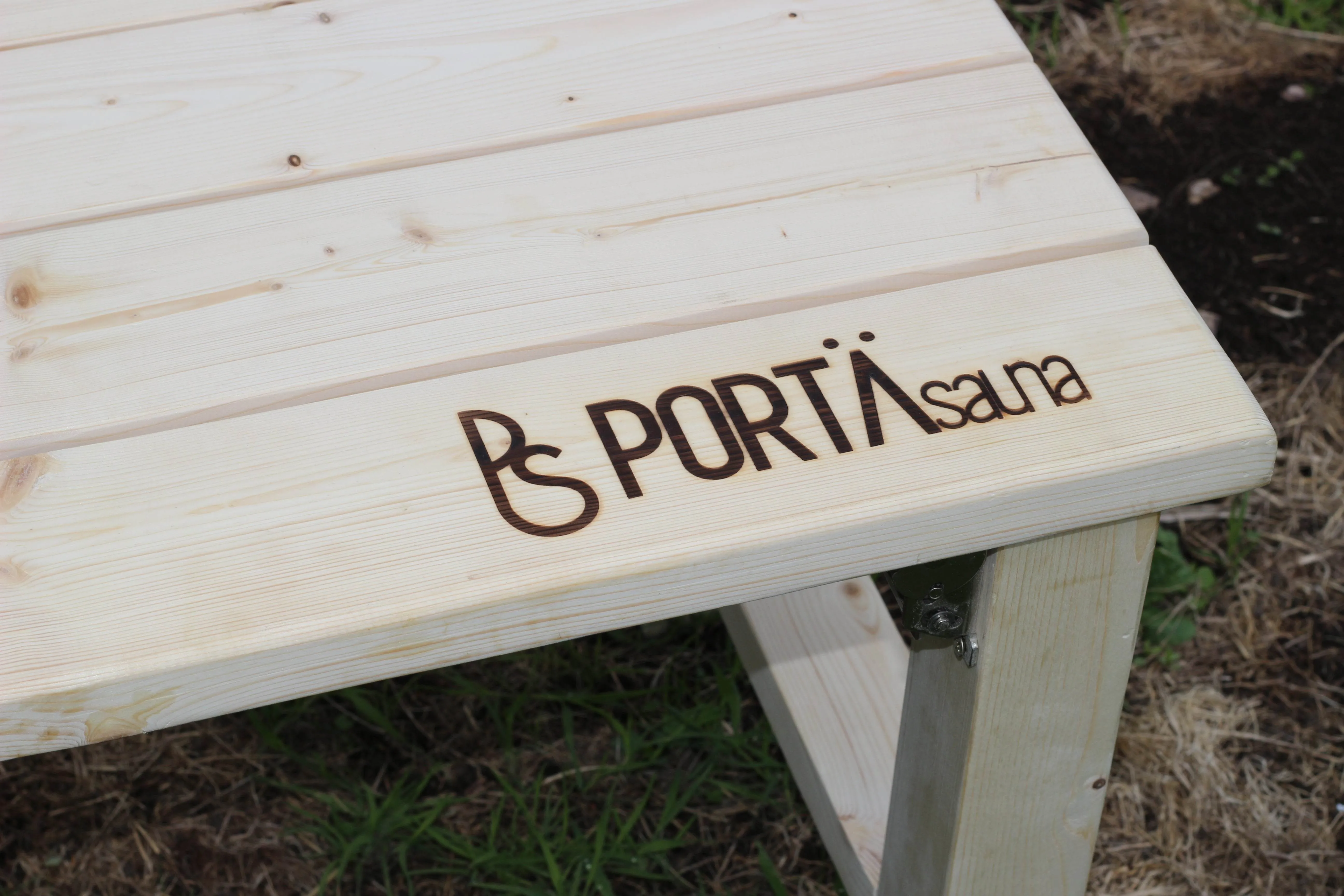 PortaSauna Folding Cedar Wood Sauna Bench