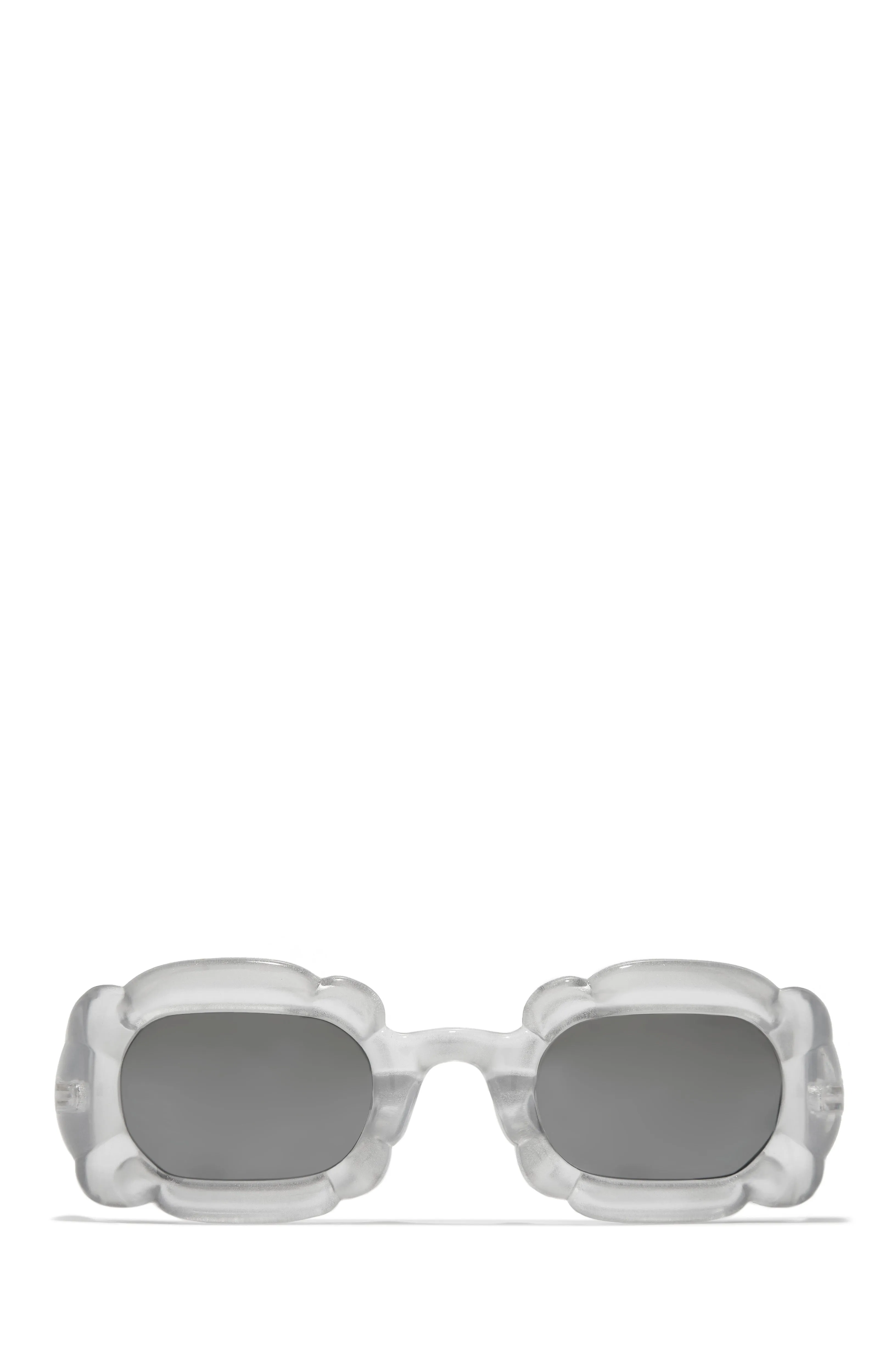 Pure Honey Unique Standout Frame Sunglasses - Grey