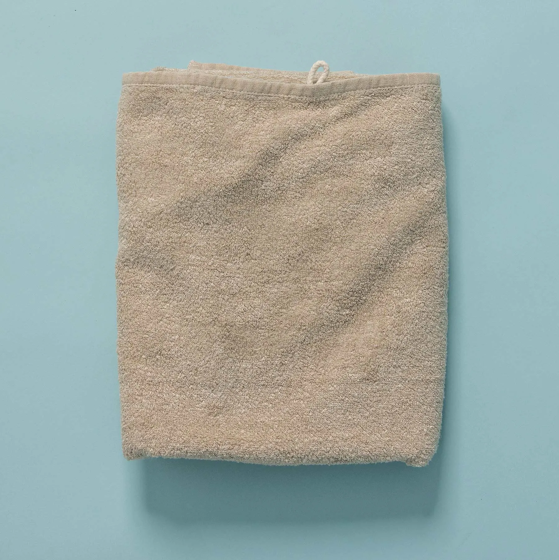 PUREVILLE Organic Hemp Terry Throw Blanket (100% hemp terry loops, 100% OC backing)