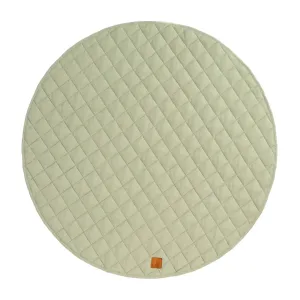 Quilted Reversible linen playmat - Sage