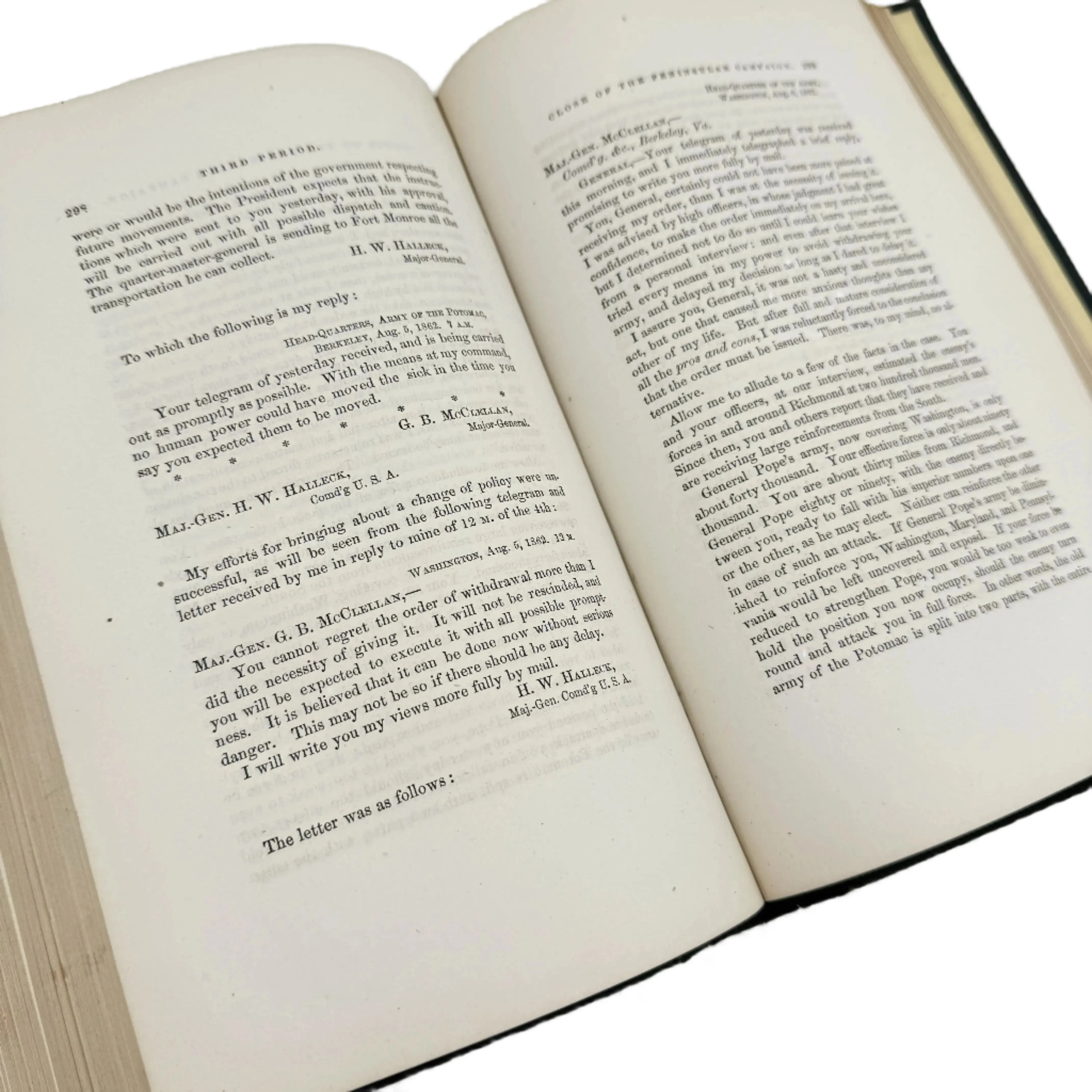 "Report on the Organization and Campaigns of the Army of the Potomac" by George B. McClellan — 1864