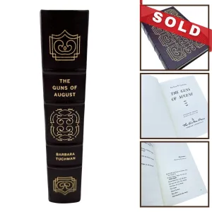 "The Guns of August" — Barbara W. Tuchman — Leather-bound, gilt-edged Easton Press edition