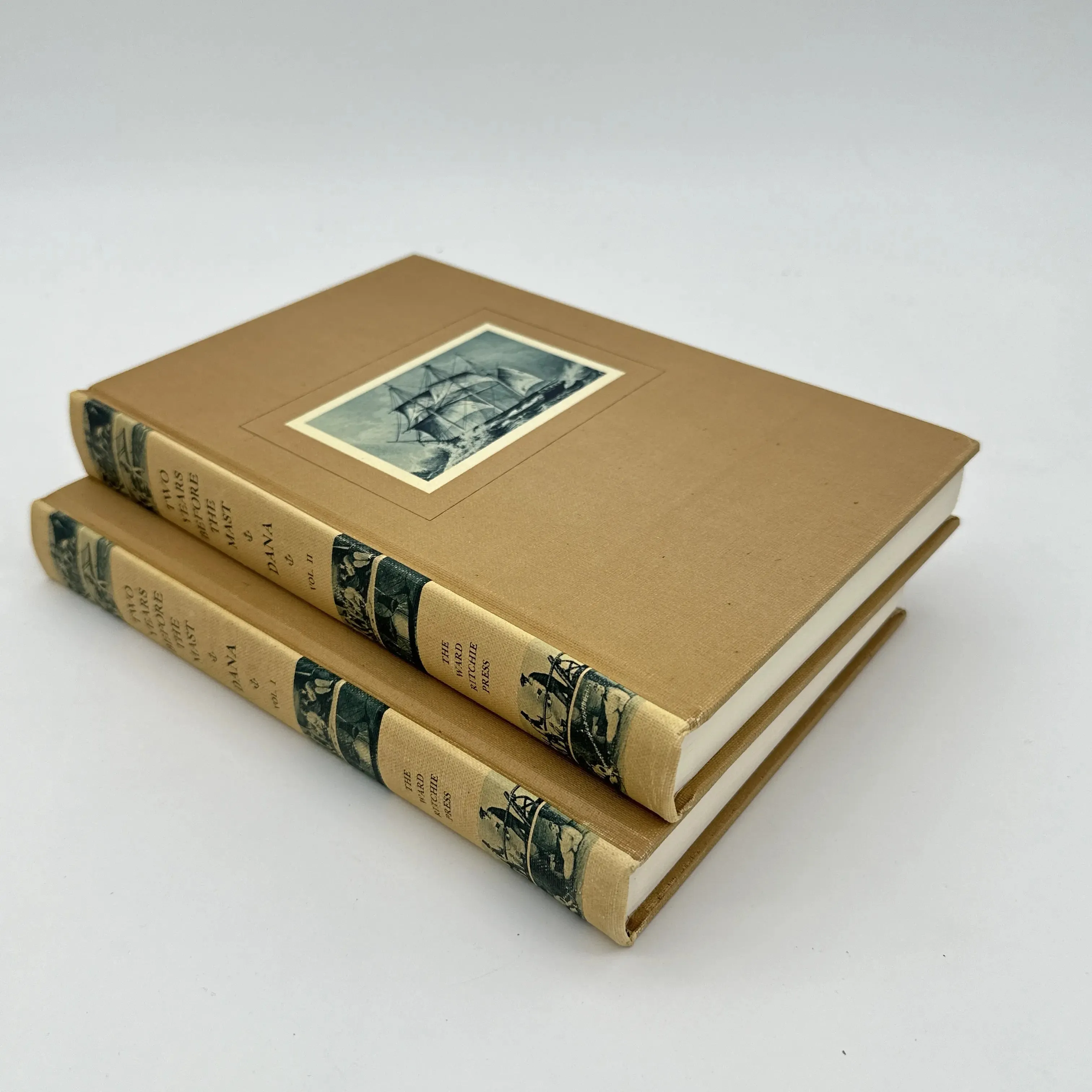 "Two Years Before the Mast" — Two volumes in a slipcase