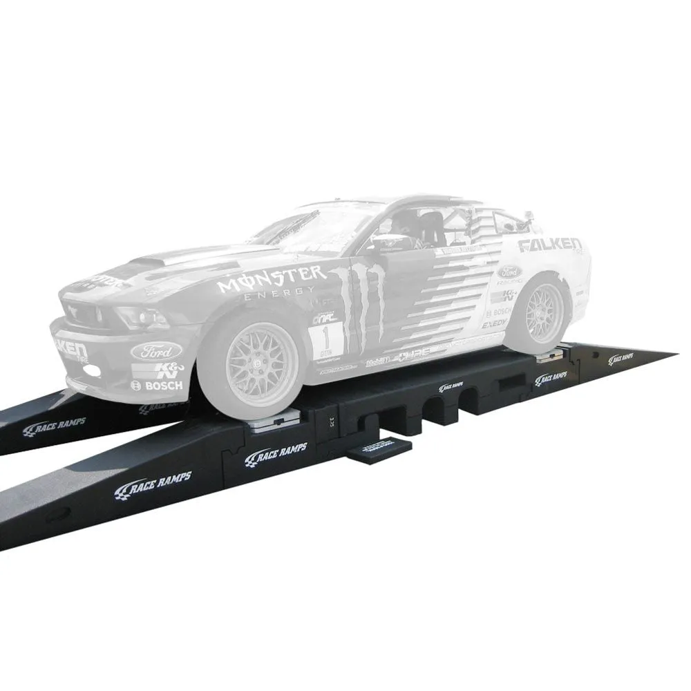 Race Ramps 14" Portable Pit Stop Rams (10.4 Degree Approach Angle) Standard or Race 15" Scale Cutouts Models