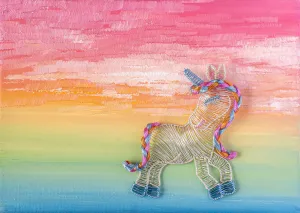 Rainbow Sunset Unicorn