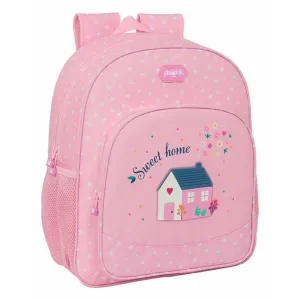 School Bag Glow Lab Sweet home 32 x 38 x 12 cm