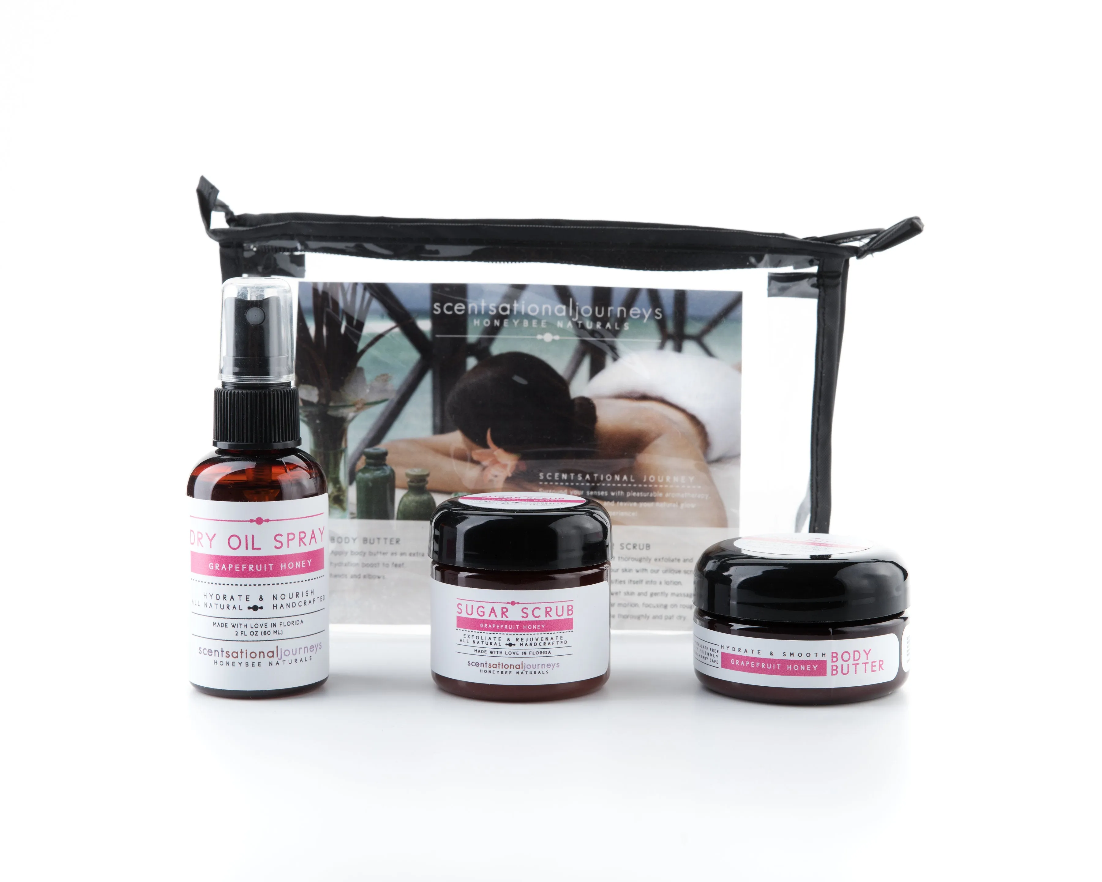 Signature Florida Collection Travel Amenity Spa Kit (choose your scent)