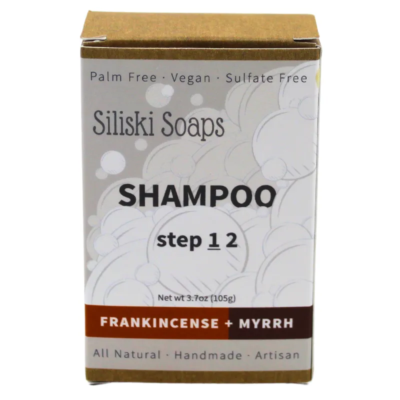 Siliski Soaps Shampoo Bar Frankincense   Myrrh 3.7oz