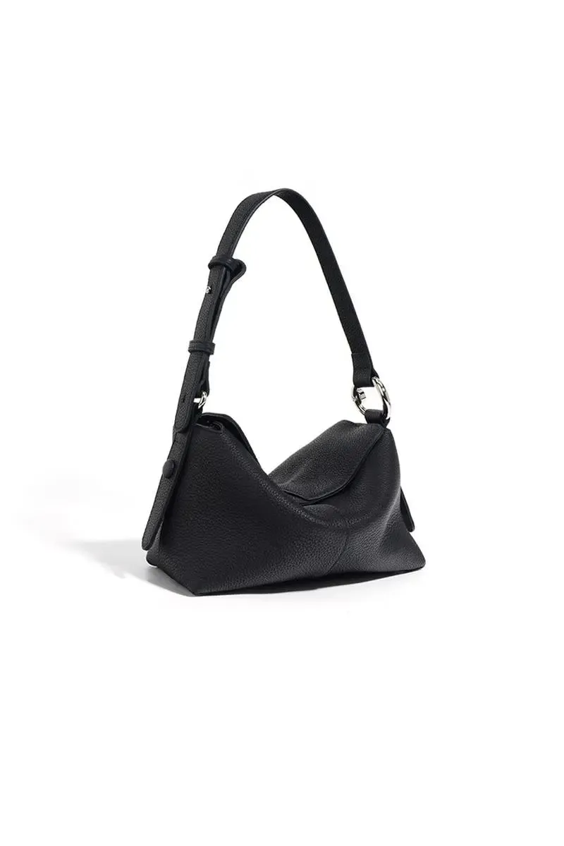 Small Calfskin Leather Shoulder Bag