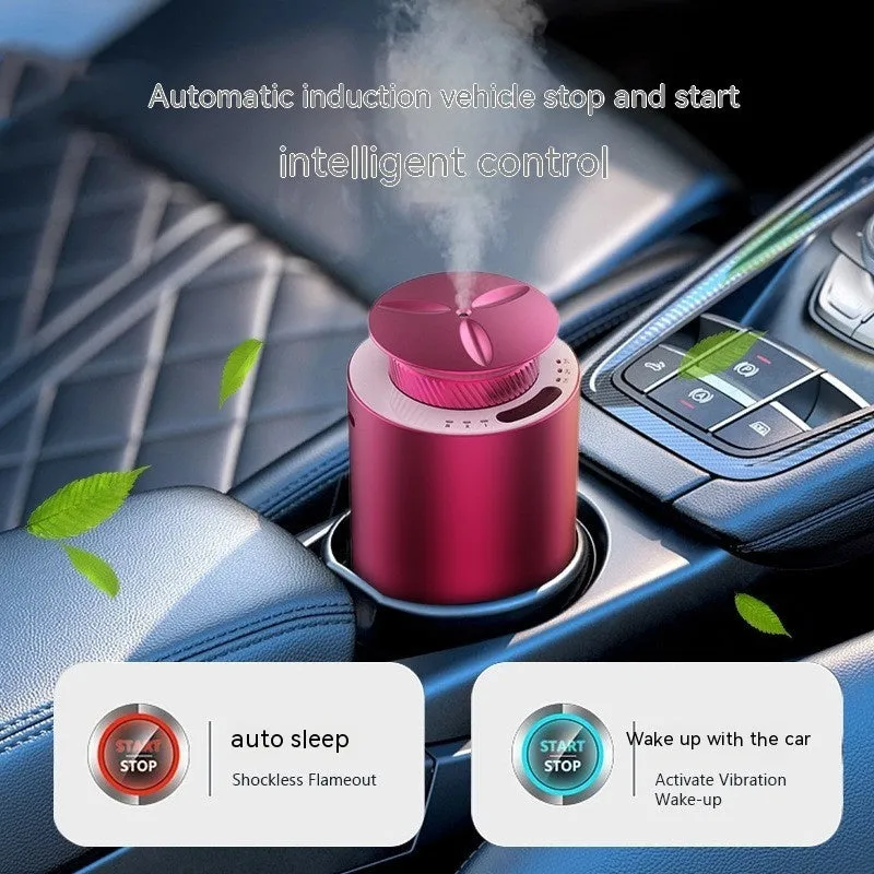 Small Car Aroma Diffuser Household Portable Automatic Aerosol Dispenser