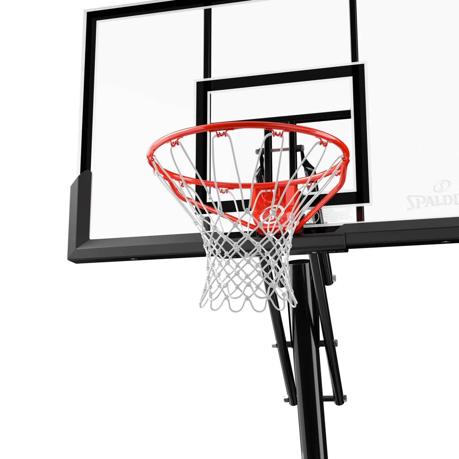 Spalding 50" Performance Acrylic Exactaheight Portable Basketball Hoop