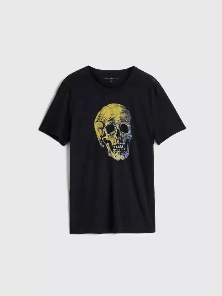 SS CREW T PAINTD SKULL