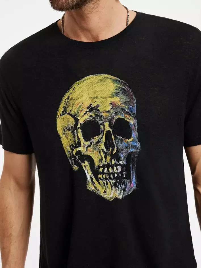 SS CREW T PAINTD SKULL