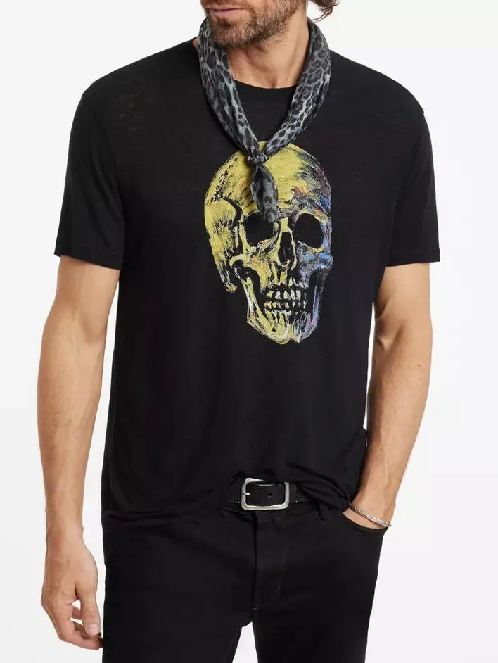 SS CREW T PAINTD SKULL