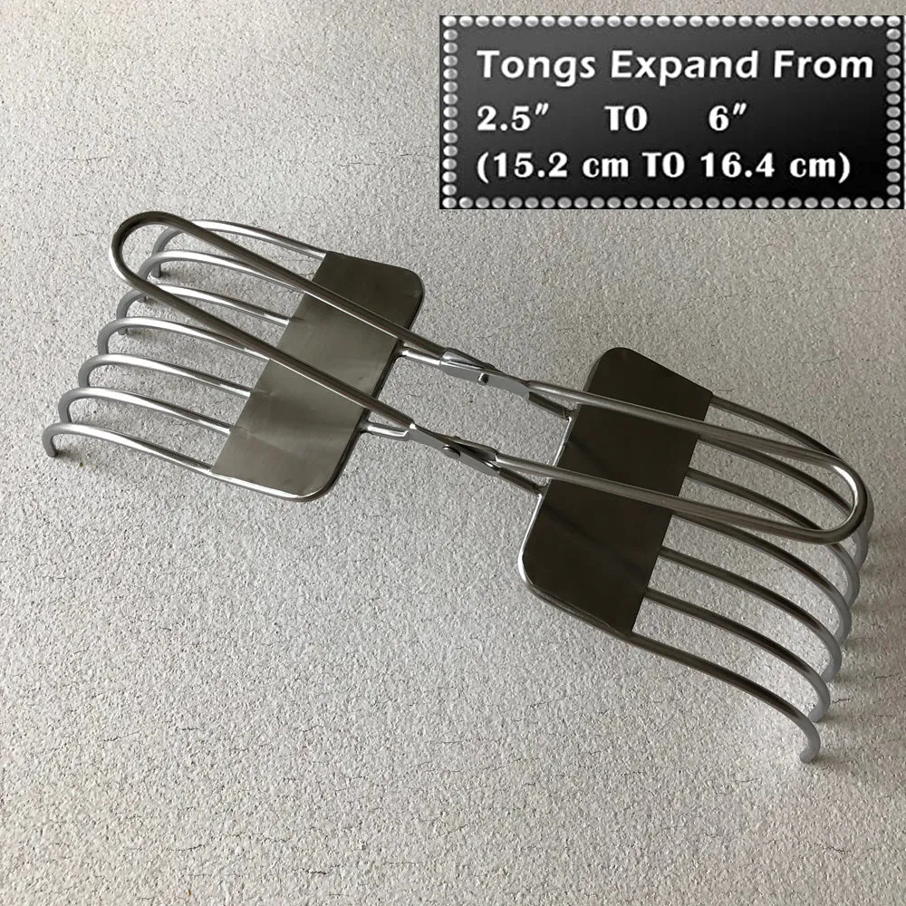 Stainless Steel Roast Cutting Tongs Meat Tongs Kitchen Safety Gadget