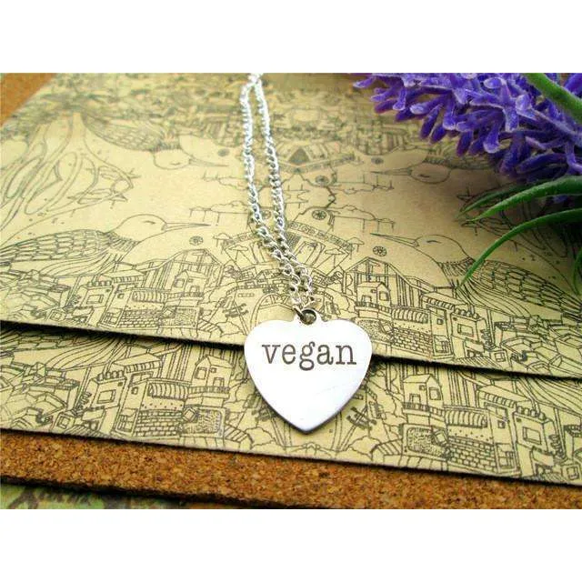 Stainless Steel Vegan Necklace