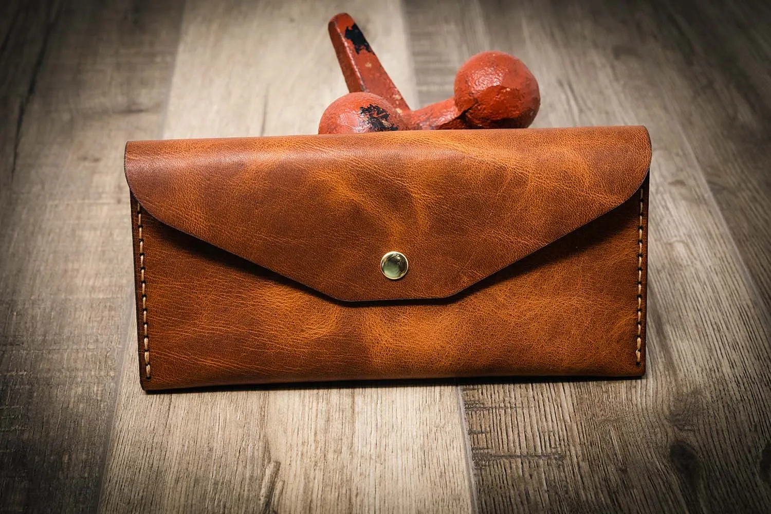 Sugar Land Clutch Wallet - Chestnut Brown