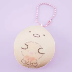 Sumikko Gurashi Round Plush Charm - Tonkatsu