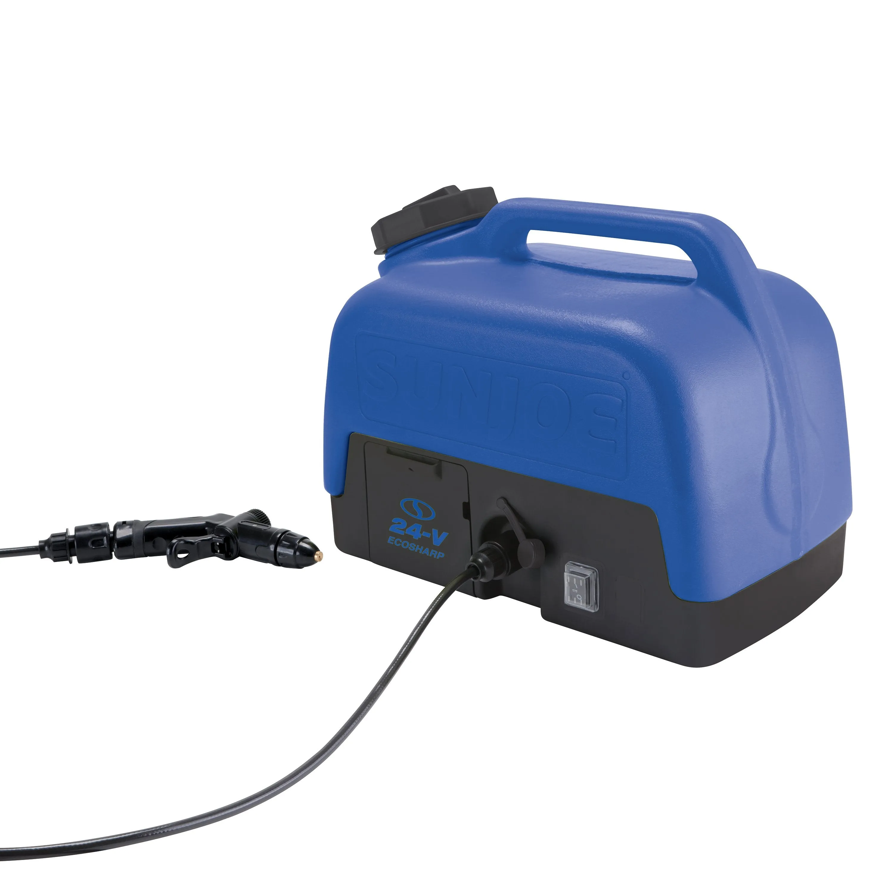 Sun Joe WA24C-LT-SJB Multi-Purpose Clean-Anywhere Portable Spray Washer | 24V | 116-PSI | 5-Gal (Blue)