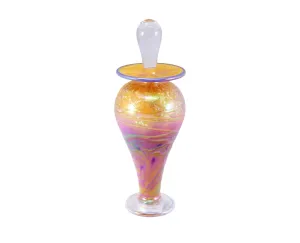 Tall Yellow Luster Perfume Bottle