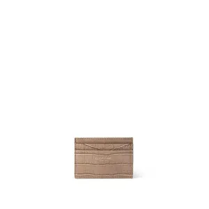 TB Cardholder Croco - Light Beige